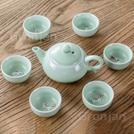 Chinese Tea Set/ Tea Cup/ Tea Set/ Tea Cup Small Cup/ Goldfish Three-dimensional Tea Set