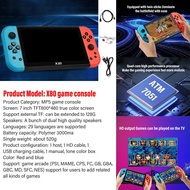 [Penjual Tempatan] PSP X6/X7/X12 game console with multi-function 10000 retro game portable handheld