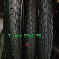 Tayar Luar 22 x1.75 , 22 x13/8 sesuai untuk basikal