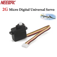 NEEBRC 2G Micro Digital Servo 5 Cable Line Fixed-wing Wltoys Universal Servo For Mini RC Plane Racin