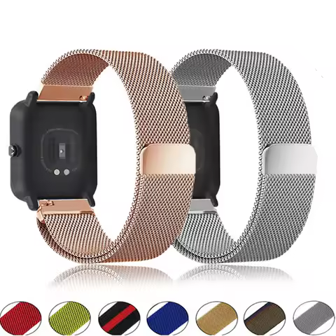 Magnetic Loop Strap For TicWatch Pro 5 Tic Watch Pro5 Smartwatch Band Metal Quick Release Wrist Belt