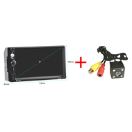 วิทยุติดรถยนต์ 7" HD 2Din 7018B จอมิลเลอลิงค์ GPS บูลทูด HD Mirror Link MP5 เครื่องเล่น พร้อมกล้องมอ