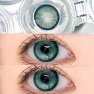 ((Free Box) -100~-600 Color Contact Lens Half Year Throw Contact Lens Contact Lens Myopia Contact Le