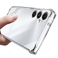 Soft Case Silicone Samsung Galaxy A15 4G/5G Samsung A25 5G Samsung A35 5G Samsung A55 5G Samsung A75 5G Clear Transparent Airbag Anti Crack Thick