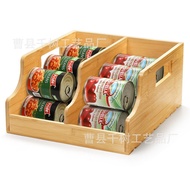 Stackable Wooden Pet Food Storage Room Storage Rack Storage Rack Can Storage Rack Rack Bamboo Cooked