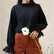 Pleated Top by Edmee Outfit