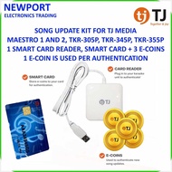 TJ]X(Media[aj/Maestro?ES*and~z*TKR-305P}j)Song}A)Update}A)Kit}q)with Smart card reader, Smart Card