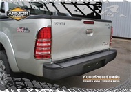 กันชนท้ายวีโก้ TOYOTA VIGO 2004-2015/REVO ทรงห้าง กันชนหลัง กันชนเสริมหลัง สีดำ Rear Bumper