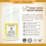 CHARMS HQ Hydra Fresh Tinted Moisturiser 30GM SPF50+ PA++ Halal Sunscreen Moisturizer Sensitive Skin