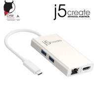 j5create JCA374 USB Type-C Multi-Adapter HDMI/Ethernet/USB 3.1 HUB/PD 2.0