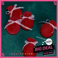 SET E109 Pearls Covered in Velvet Fabric Size 3cm/4cm/6cm Christmas Decor GDTPKSS470