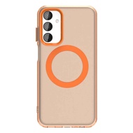 LENUO for Samsung Galaxy M55 M35 F55 F15 5G Case Shockproof Camera Protection MagSafe Back Cover