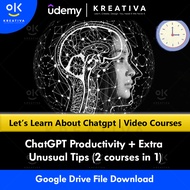 Chatgpt Video Course-ChatGPT Productivity + Extra Unusual Tips (2 courses in 1) | Learn Chatgpt cour
