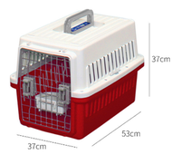 全城熱賣 - 寵物飛機籠飛機籠航空箱托運箱（ATC530紅/白(約12KG用 )）