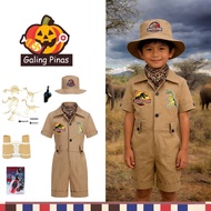 Safari Career Costume for Kids Boys Zookeeper Costume Kids Explorer Vest for Girl
