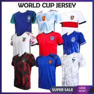 (HARGA MURAH) MEN JERSEY 2022 FIFA WORLD CUP T-SHIRT SOCCER CLUB FOOTBALL / BAJU JERSI LELAKI BOLA S