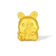 ZHOU LIU FU 周六福 ทองคำแท่ง 99% 24K Solid Gold Ingot Real Pure 999 Gold Bar Nugget Bullion Hamster Kit