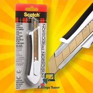 3M Scotch Precision Titanium Snap-Off Utility Knife 9mm/18mm