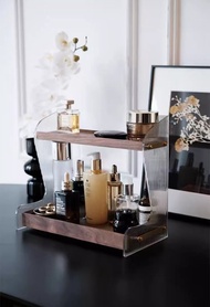 女友禮物 輕奢壓克力香水收納盒 護膚化妝品收納架 桌上收納