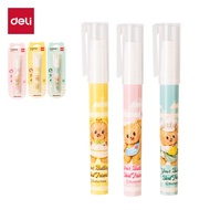 [Pen-Shaped Solid Glue] Deli HY505 Butter Bear Joint Glue Student Pen-Shaped Dot Glue Handbook Glue