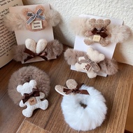 Pomponi Hair Tie Korean Style Fur POMPOM Doll JR127