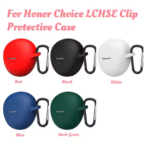 For Honor Choice LCHSE Clip Protective Case Soft Silicone Bluetooth Earphone Cover Shockproof Shell 