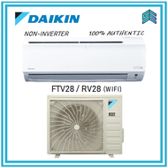 [INSTALLATION] DAIKIN R32 1.0HP STANDARD NON-INVERTER AIR CONDITIONER - FTV28PB / RV28 (3-7 DAYS DELIVERY)