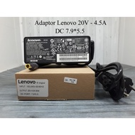 Adapter Lenovo 20V - 4.5A DC 7.9*5.5