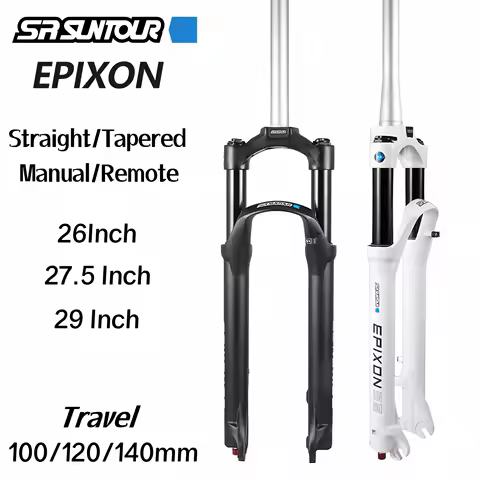 SUNTOUR EPIXON Original Bicycle Fork 26 Inch 27.5 Inch 29Inch Oil And Gas Fork (Air Resilience/Oil D