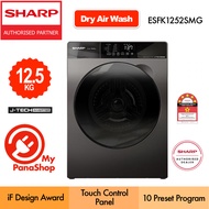Sharp Pro-Flex J-Tech inverter Dry AirWash Washing Machine Front Load Washer (12.5KG/10.5KG) ESFK125