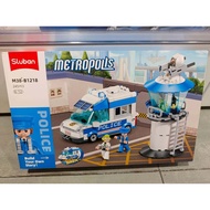 Sluban M38-B1218 Metropolis Police Brick Toy - Escort Criminum Yuri (PullBack)