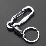 Stainless Steel Spring Keychain key Ring (Stainless Steel Spring key chain) Stainless Steel