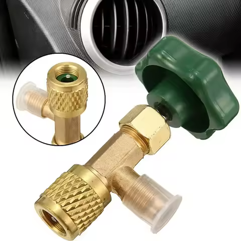 1/4 SAE AC Can Tap Air Conditioning Valve Bottle Opener Fit For R22 R134a R410A Gas Refrigerant Car