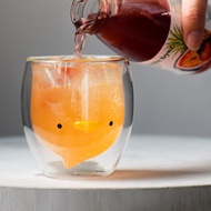 小鴨雙層玻璃杯