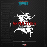 Cutting Sticker Sepultura Band Logo | Sepultura Band Logo Cutting Sticker