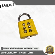 WHOLESALE 6-Digit 30mm Number Padlock 30mm Number Padlock 30mm Number Pin Padlock 30mm Short Suitcas