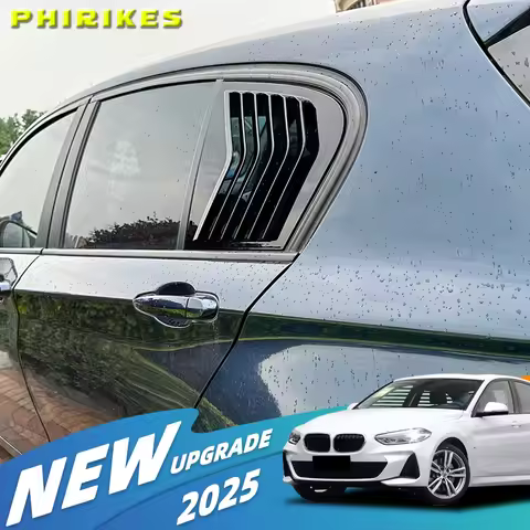For BMW F20 Car Styling Rear Window Louvers 116i 116d 118i 120i 120d 125i 2011-2019 Rear Triangle Wi