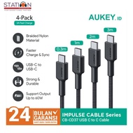 Aukey CB-CD37 USB C To C 3A (4pcs)
