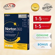 Genuine Norton 360 Premium Antivirus - 10 Devices + VPN and 75GB CLOUD Original