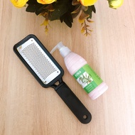 Bàn Chà Gót Chân Inox và Kem Dưỡng Mềm Da Chân Chà Sạch Da Chết