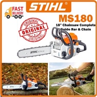 [Ready Stock] STIHL Chainsaw MS180 18" MS-180 Chain Saw Mesin potong pokok