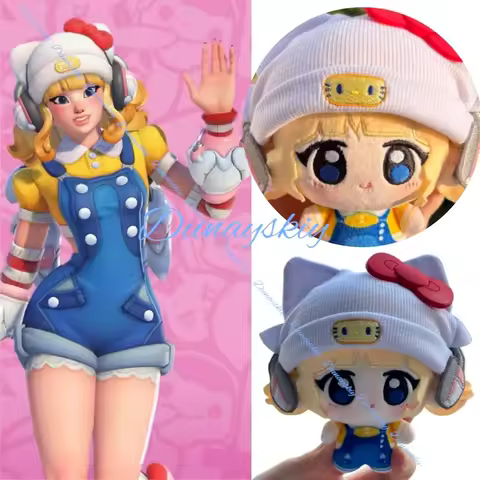 Over Juno Cosplay Prop watchKawaii 10CM Anime Plush Cosplay Cartoon Stuffed Body Toys Pendant Plushi