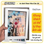 (DN) Photo Frame 15x21 cm Customer's self-remove photo frame 15x21cm - Broken, Broken - Printing Sup