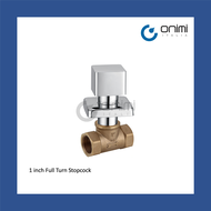 Onimi Italia - 1 inch Full Turn Stopcock / 1 inch Stopvalve / 1" Stopcock