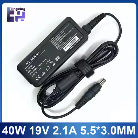 40W 19V 2.1A 5.5*3.0mm laptop AC Adapter Charger For Samsung Sense 630 pro 680 850 N145 N110 N102S X