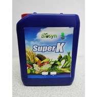 Biosyn Super K 5Litter l K20 - 31% (Vitamin Buah) Boleh digunakan bersama dengan baja daun dan racun makhluk perosak