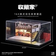 Miniature Car Repair Shop Model 1:64 Scale