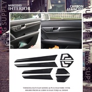 CARBON DOOR PANEL COVER W204 MERCEDES BENZ AMG FL FACELIFT PRE C CLASS MERCY DOOR TRIM INTERIOR HAND