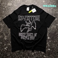 Retro T-Shirt Oversize Led Zeppelin 1977 North American Tour | White Women's T-Shirt | MEN'S T-SHIRT