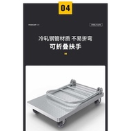 Mute Trolley Cart Platform Trolley Trolley Trailer Trolley Folding Steel Plate Trolley Iron Plate Trolley